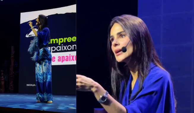 Natalia Beauty inspira público com palestra sobre empreendedorismo na feira do empreendedor
