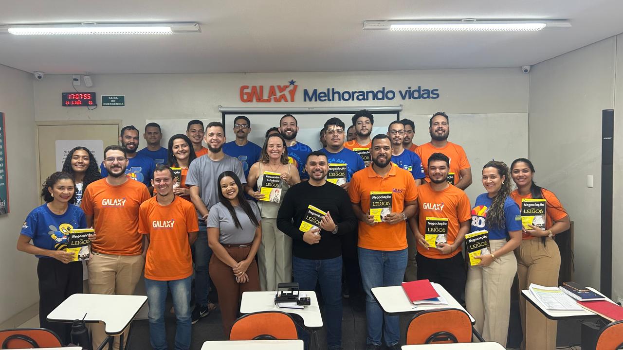 Galaxy Treinamentos encerra ciclo de cinco encontros do curso de vendas com professor Wanderson